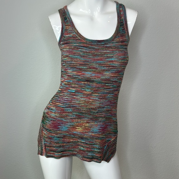 Gianni Bini women’s sleeveless sweater multicolored pattern Size S - Picture 5 of 9